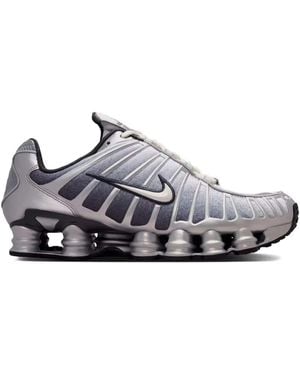 Nike Shox Tl Metallic Trainers - Grey