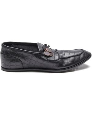 Suicoke Coin-Embellished Loafers - Grey
