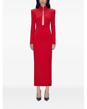 ATOIR Klim Keyhole-Cutout Maxi Dress - Red
