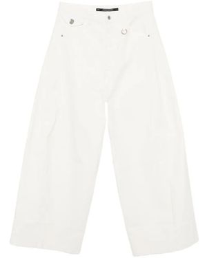 Julius Wide-Leg Trousers - White