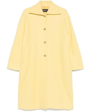 Rochas Single-Breasted Coat - Yellow