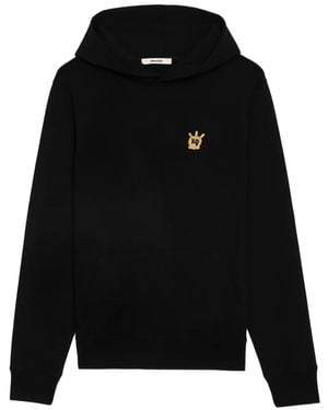 Zadig & Voltaire Sanchi Mo Skull Xo パーカー - ブラック