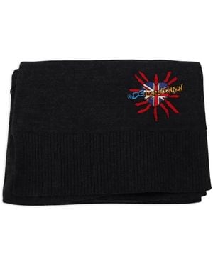 Dolce & Gabbana Schal Mit Sacred Heart-Stickerei - Schwarz