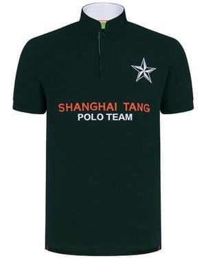 Shanghai Tang Team Short-Sleeve Polo Shirt - Green