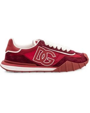 Dolce & Gabbana Dg Logo Trainers - Red