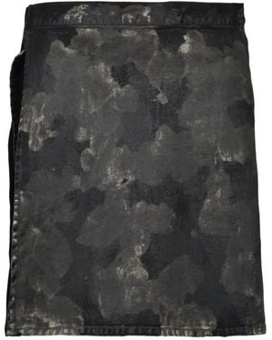 FILTH Wickelrock Mit Bleach-Effekt - Schwarz