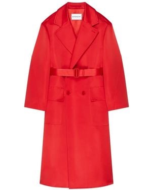 Givenchy Couture Seam Coat - Red