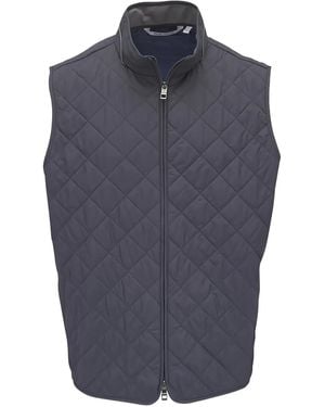 Peter Millar Essex Quilted Vest - Blue
