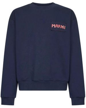 Marni クルーネック プルオーバー - ブルー