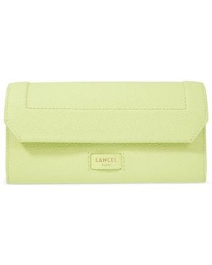 Lancel Slim Flap Wallet - Yellow