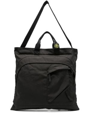 Stone Island Cordura 1500 Tote Bag - Schwarz