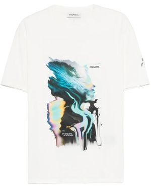 Premiata Graphic-Print T-Shirt - White