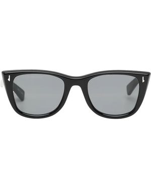 Doublet Rectangle-Frame Sunglasses - Grey