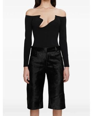 Christopher Esber Odessa Long-Sleeve Top - Black