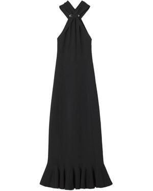 Lanvin Halterneck Midi Dress - Black