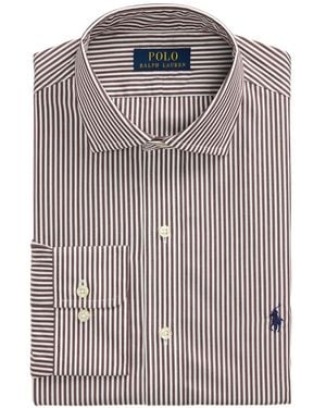 Polo Ralph Lauren Chemise À Rayures Verticales - Grey