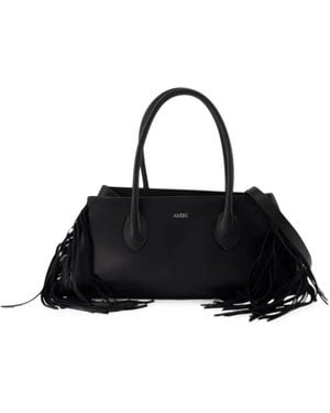 Amiri Fringe Honey 40 Shoulder Bag - Black