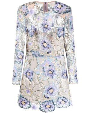 Bronx and Banco Jurk Met Lange Mouwen - Blauw