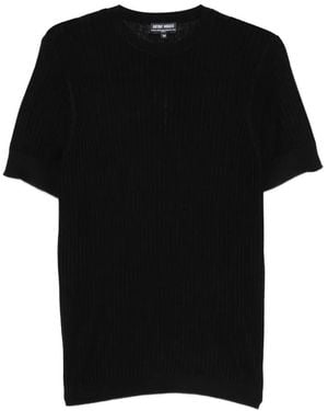 Antony Morato Manila Ribbed T-Shirt - Black
