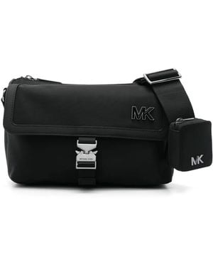 Michael Kors Aviator Flap Messenger W Pouch Bags - Black