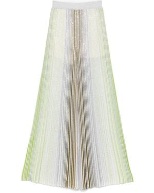 Missoni Striped Trousers - White