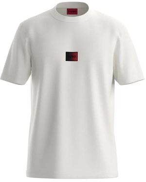 HUGO Logo-Patch T-Shirt - White