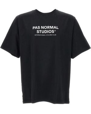 Pas Normal Studios Off-Race Logo-Print Cotton T-Shirt - Nero