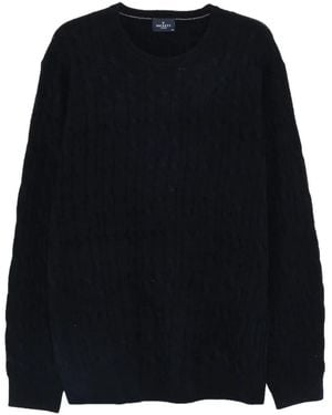 Hackett Cable-Knit Jumper - Black