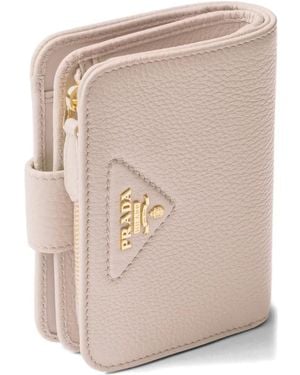 Prada レザー財布 - ナチュラル