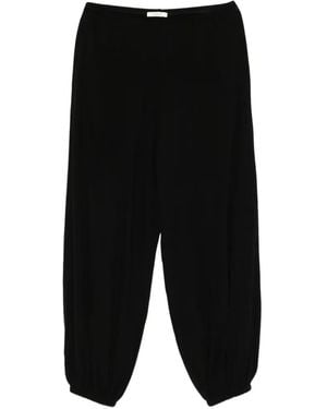 The Row Fiamma Elasticated Pants - Black
