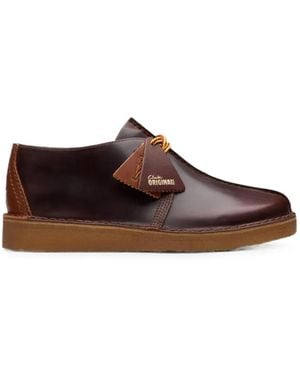 Clarks Desert Trek Hiker Boat Shoes - Brown