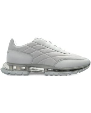 Givenchy Quilted Translucent-Sole Sneakers - Grey