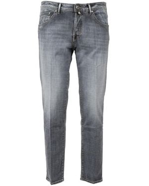 Jacob Cohen Cropped Slim Jeans - Grey