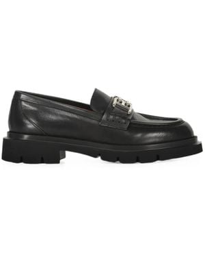 Bally Loafer Mit Logo-Schild - Schwarz