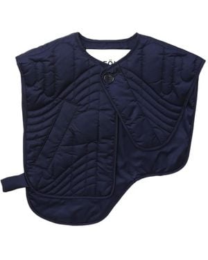 Enfold Quilted shoulder top - Blau