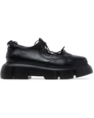 Simone Rocha Leather Oxford Shoes - Black