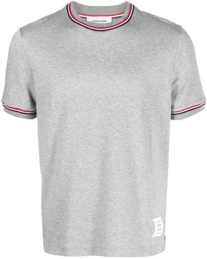 Thom Browne ロゴパッチ Tシャツ - グレー