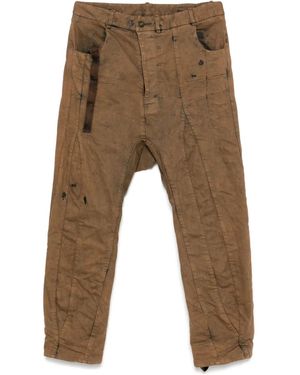 Boris Bidjan Saberi Drop-Crotch Jeans - Natural