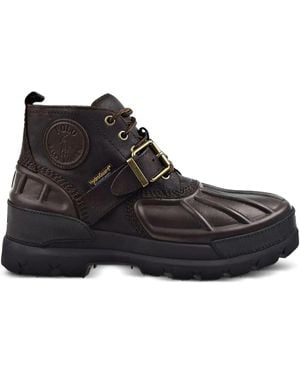 Polo Ralph Lauren バックル ハイカットスニーカー - ブラック
