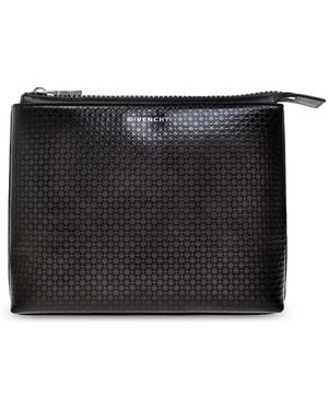 Givenchy 72 Clutch mit Monogramm - Schwarz