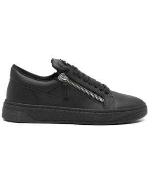 Giuseppe Zanotti Sneakers Con Placca Logo - Nero