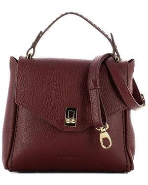 VISONA ツイストロック ハンドバッグ - パープル