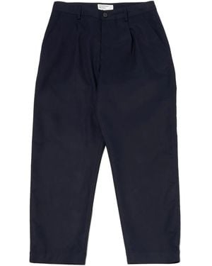 Universal Works Duke Hose mit Falten - Blau