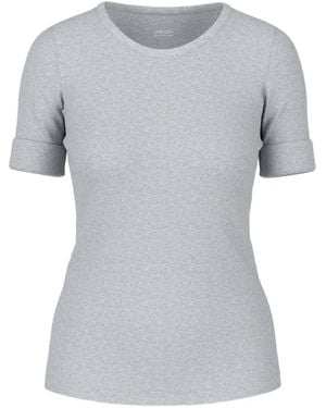 Marc Cain Rolled-Sleeve T-Shirt - Grey
