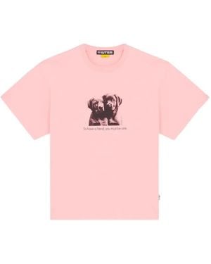 Iuter Graphic-Print T-Shirt - Pink