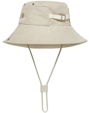 Jacquemus Adjustable Buckle Hat - Natural