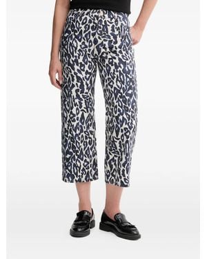 GAUDI Animal-Print Jeans - Blue
