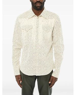 DSquared² Floral-Print Shirt - Natural