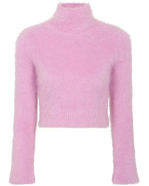 Rabanne Maglione Corto Con Dettaglio Cut-Out - Rosa