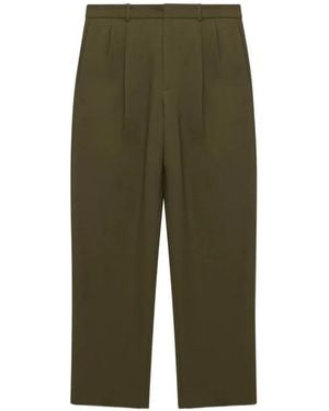 Jonathan Simkhai Julian Pleated Pants - Green